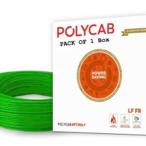 Polycab 1mm Wire 90 Meter Roll box ( Pack Of 1) Random Colour Dispatch