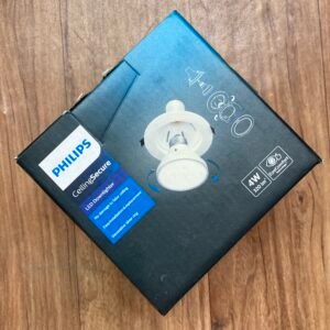 PHILIPS 4Watt Cool Day White Downlighter Round Ceiling led Light, Pack of 2