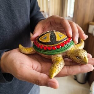 Hand Crafted Kachua Tortoise Showpiece Figurine for Home & Office Decor and Pooja Room Decoration